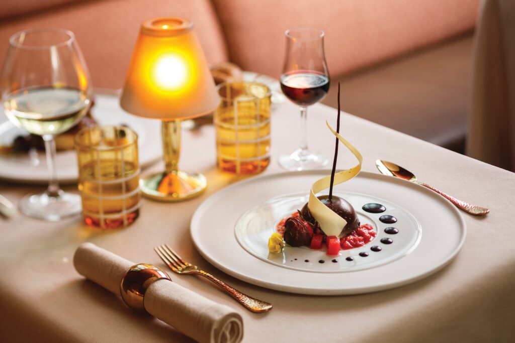 La Dame -ravintolassa Silver Spiritillä