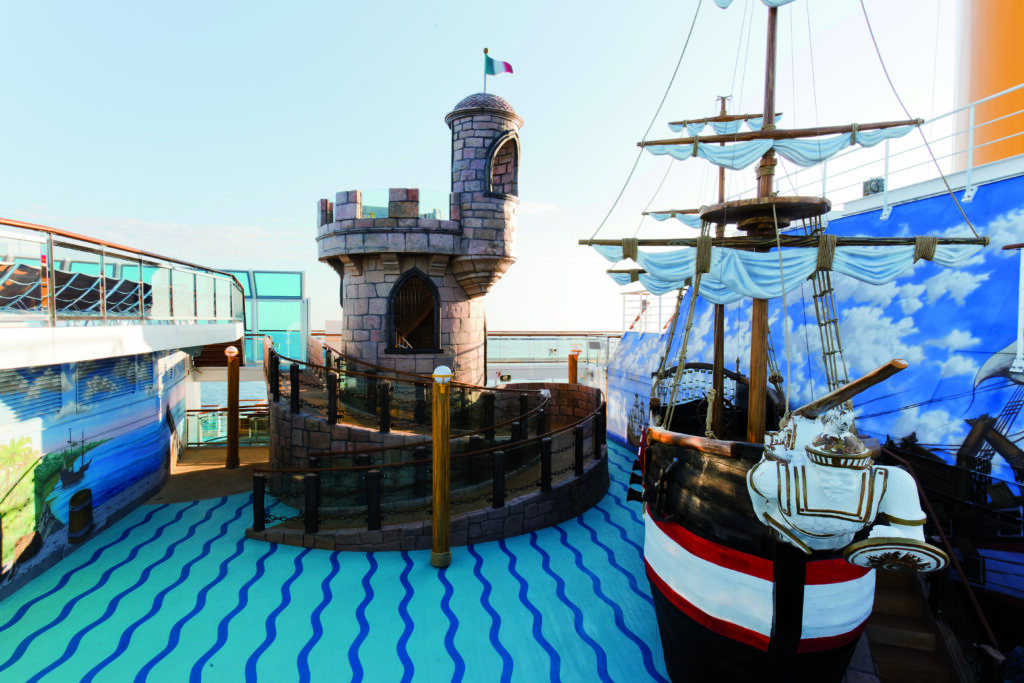 Lasten leikkialue Costa Favolosa laivalla